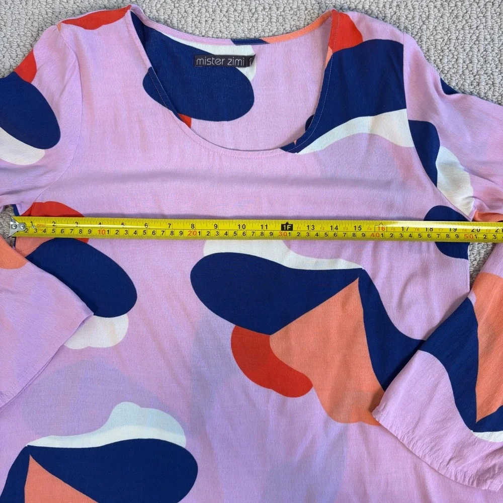 Mister Zimi Desert‎ Lily Billie Dress, AU 10 / US 6, Lilac Abstract Print Shift